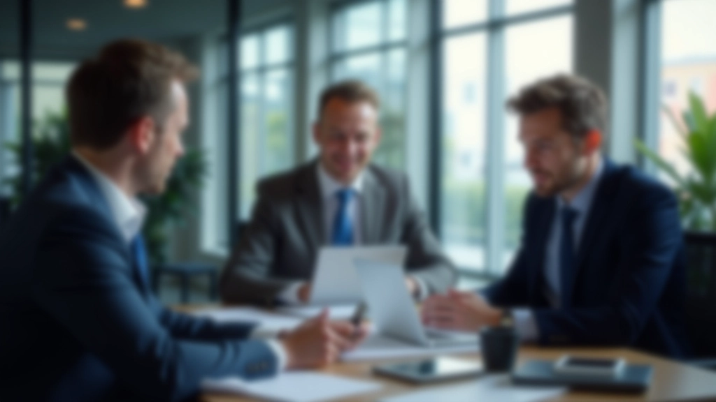 Équipe d'analystes en réunion discutant des révisions de consensus autour d'une table