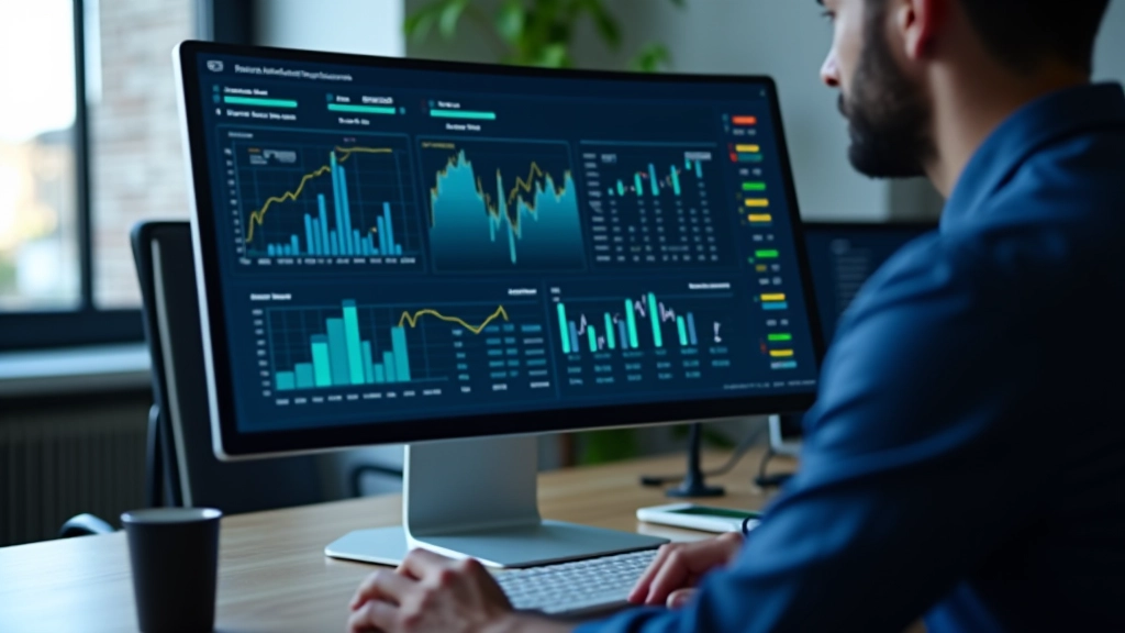 Graphique financier montrant les tendances de revenus et marges bénéficiaires des entreprises